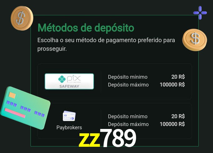 O cassino zz789 oferece uma grande variedade de métodos de pagamento